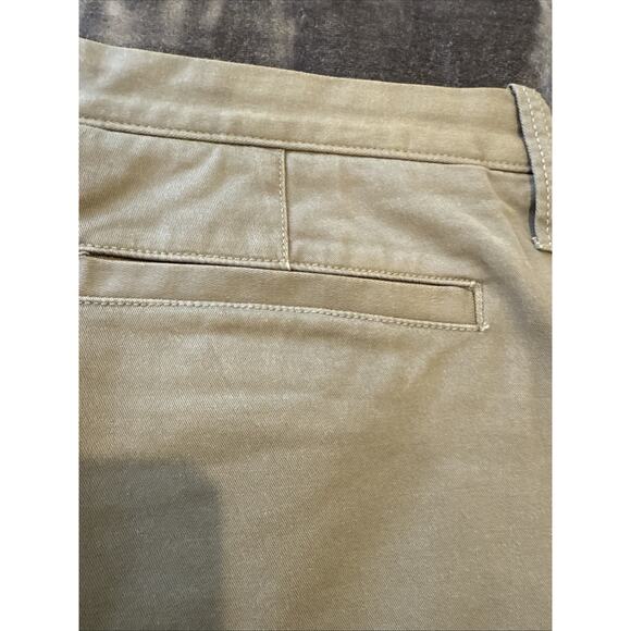 Madewell Pants Mens 33 X 32 Green Chino Khaki Athletic Slim Casual Coolmax Mens - Picture 15 of 16